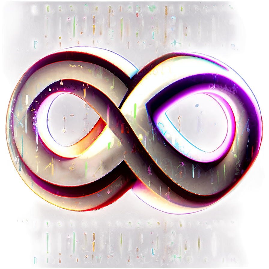 Elegant Infinity Symbol D PNG image