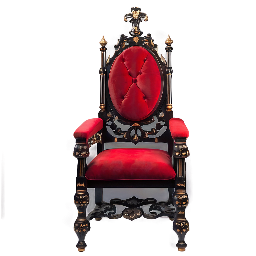 Elegant King Chair Design Png Yll31 PNG image