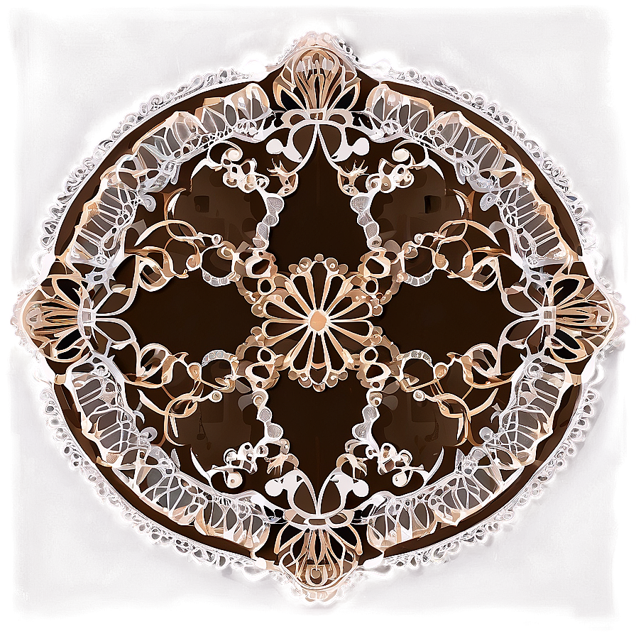 Elegant Lace Doily Png 51 PNG image