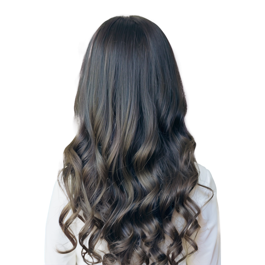 Elegant Long Hairstyle Png 86 PNG image