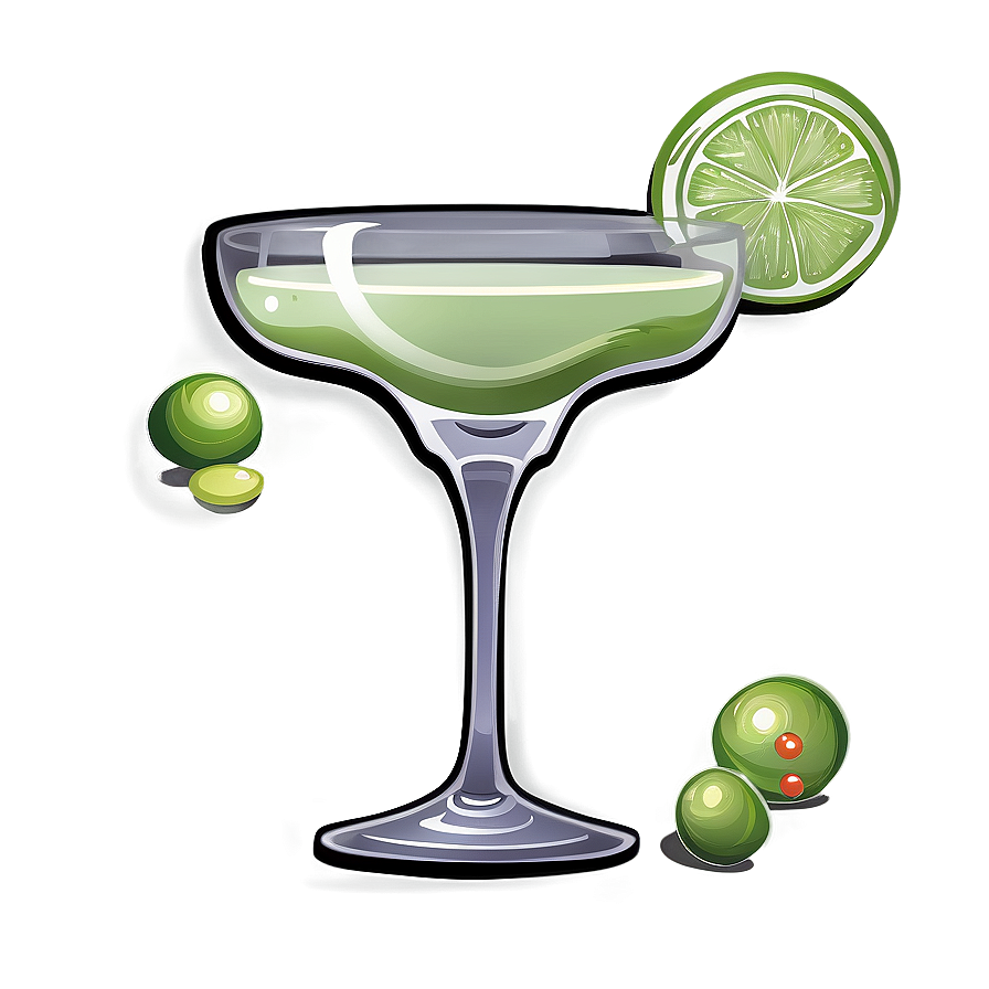 Elegant Margarita Glass Png Btv PNG image