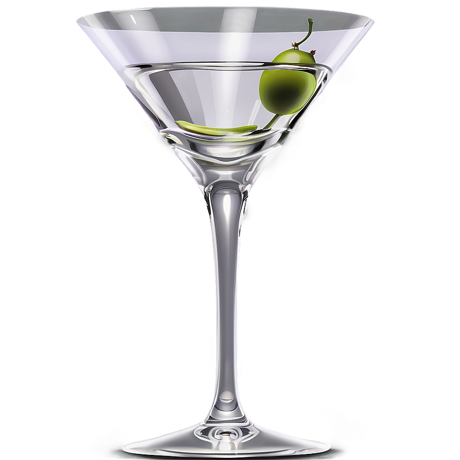 Elegant Martini Glass Png 35 PNG image