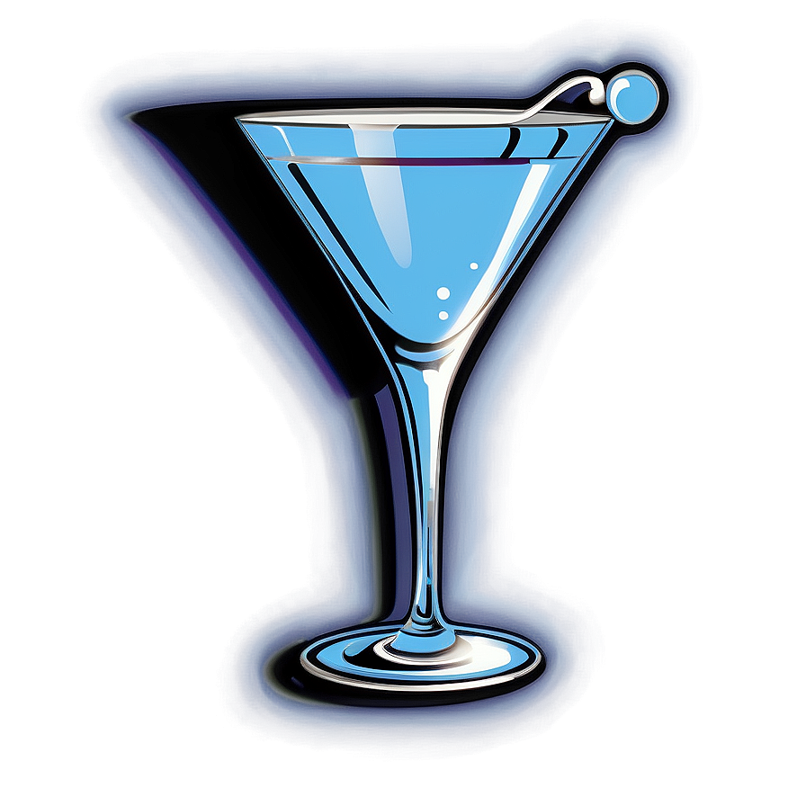 Elegant Martini Glass Png Bhq PNG image