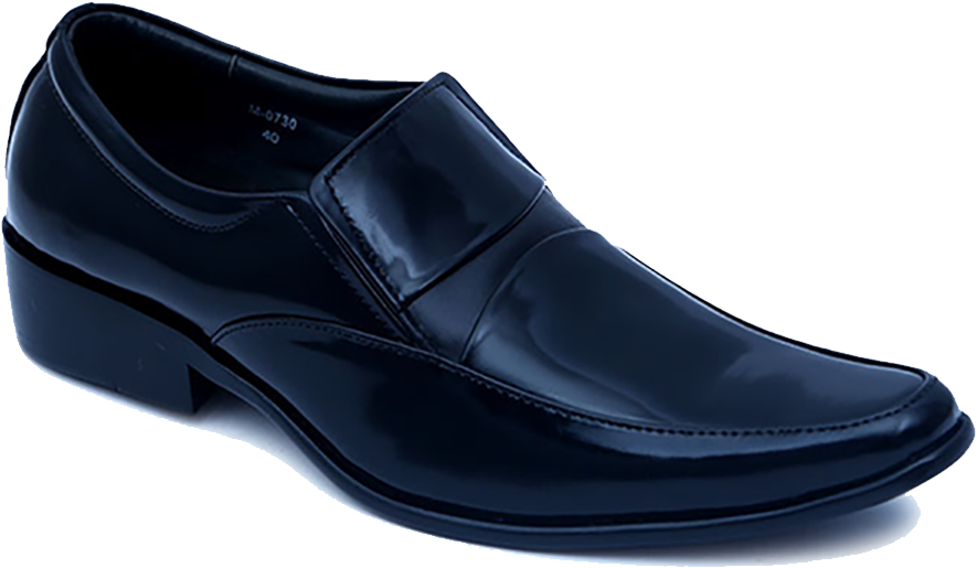 Elegant Mens Dress Shoe Navy Blue PNG image