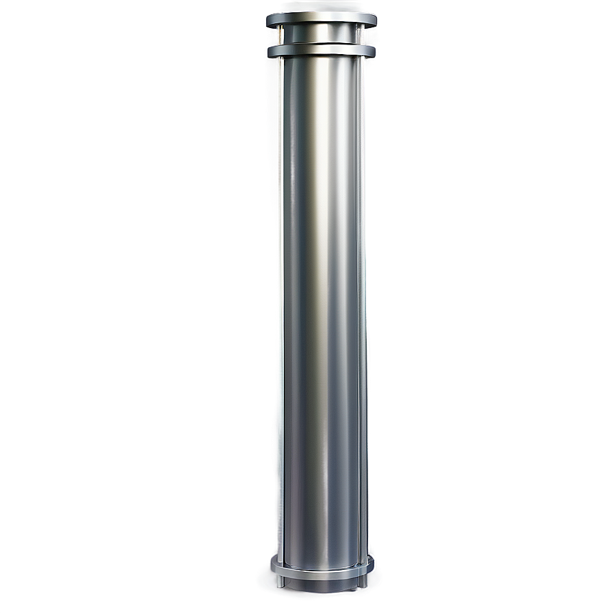 Elegant Metal Pole Png 06212024 PNG image