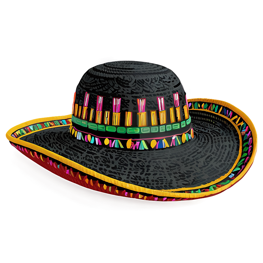 Elegant Mexican Hat Png Str PNG image