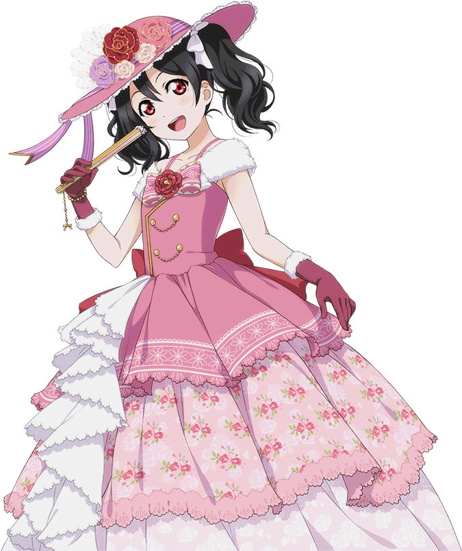 Elegant Nico Yazawa Victorian Dress PNG image