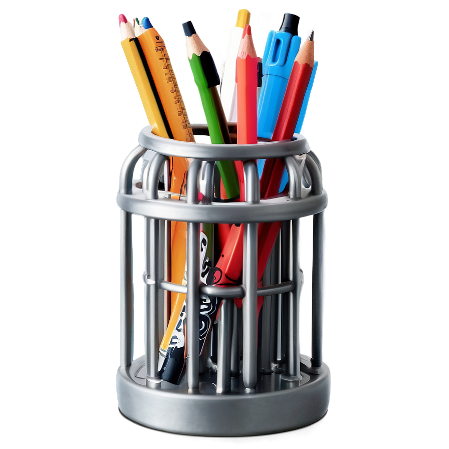 Elegant Pencil Holder Png Wru PNG image