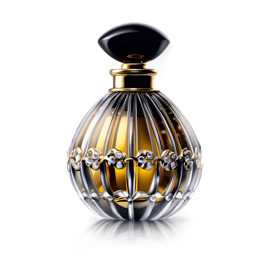 Elegant Perfume Container Png Emq PNG image