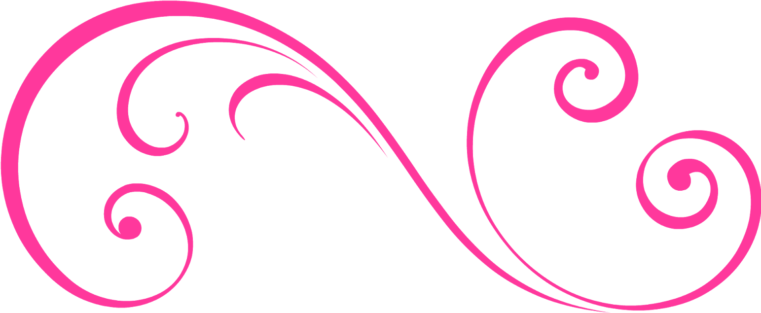 Elegant Pink Flourish Graphic PNG image