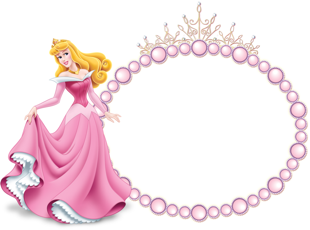 Elegant Princess Frame PNG image