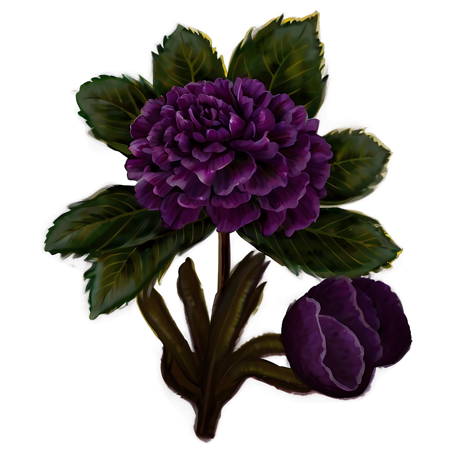 Elegant Purple Flower Png 88 PNG image