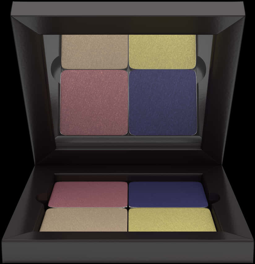 Elegant Quad Eyeshadow Palette PNG image