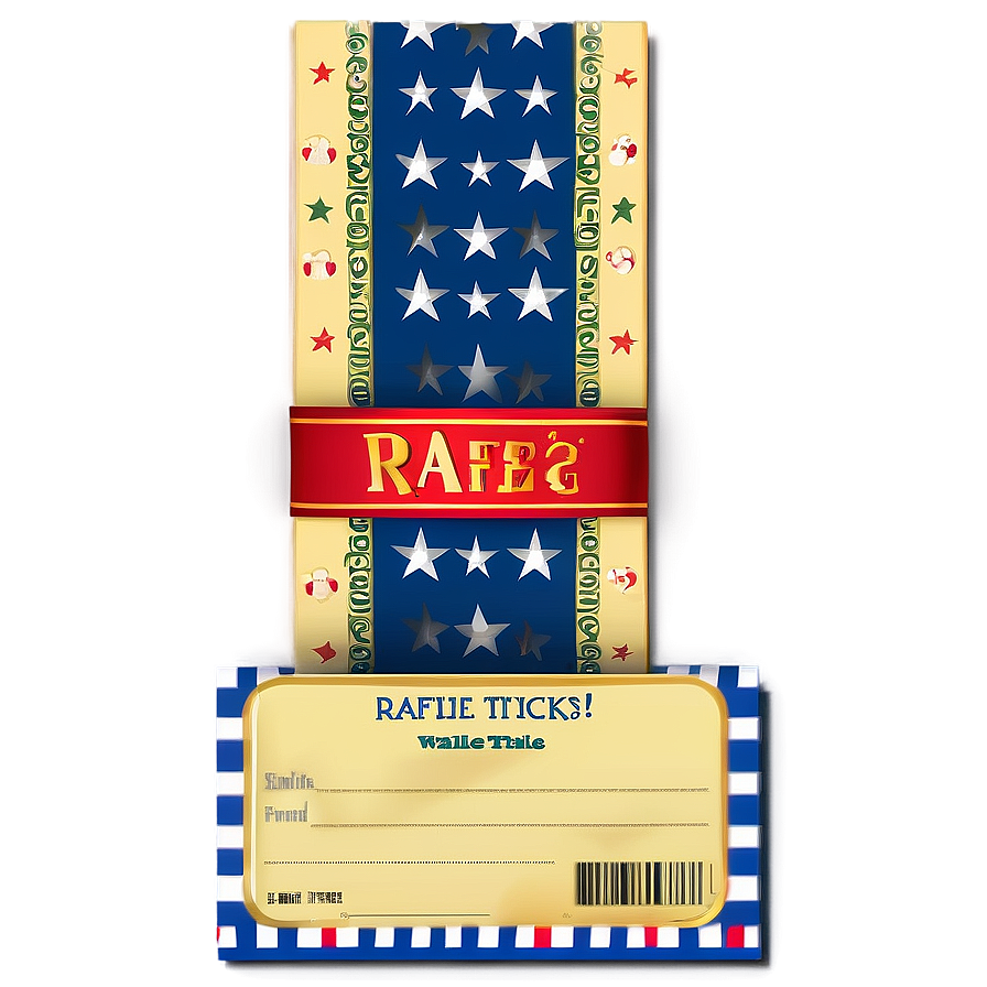 Elegant Raffle Ticket Png Kuj PNG image