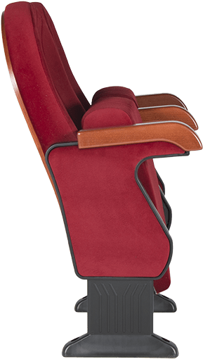 Elegant Red Office Chair PNG image