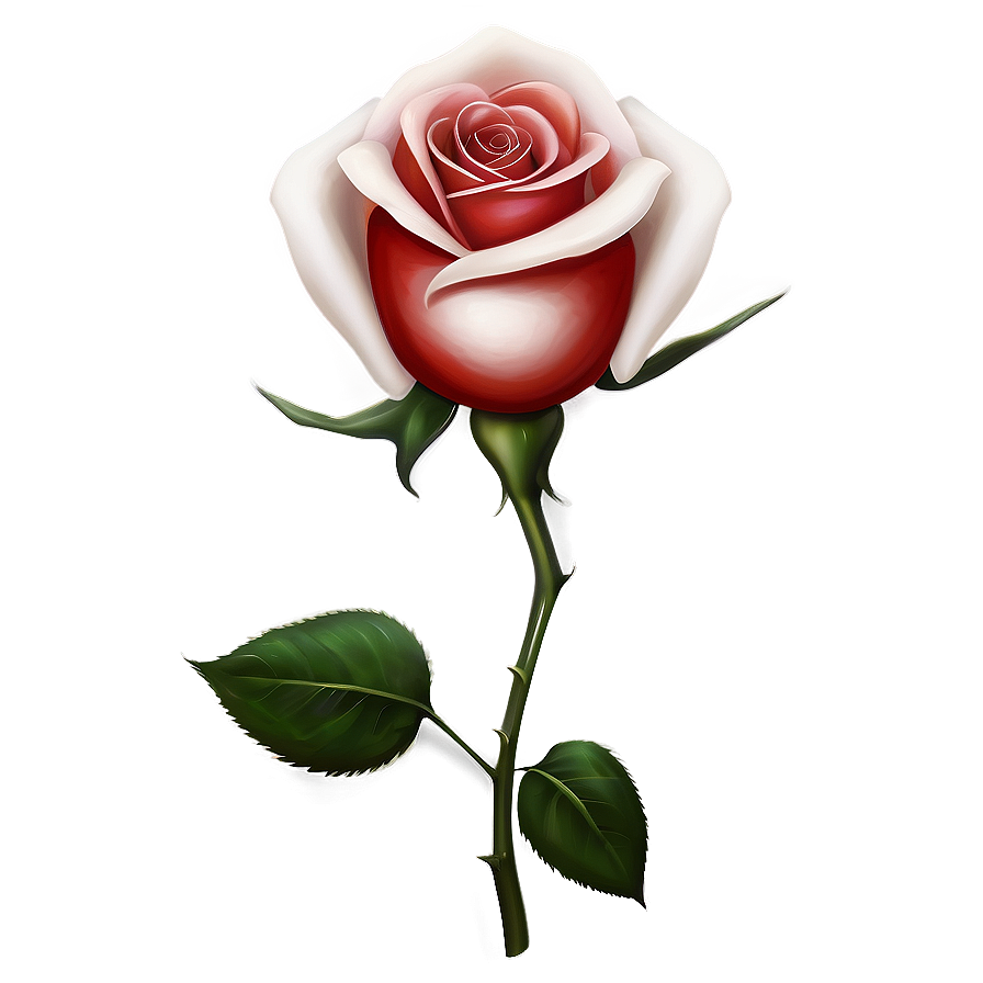 Elegant Red Rose Png 05242024 PNG image