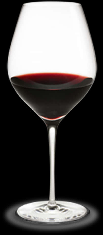 Elegant Red Wine Glass PNG image
