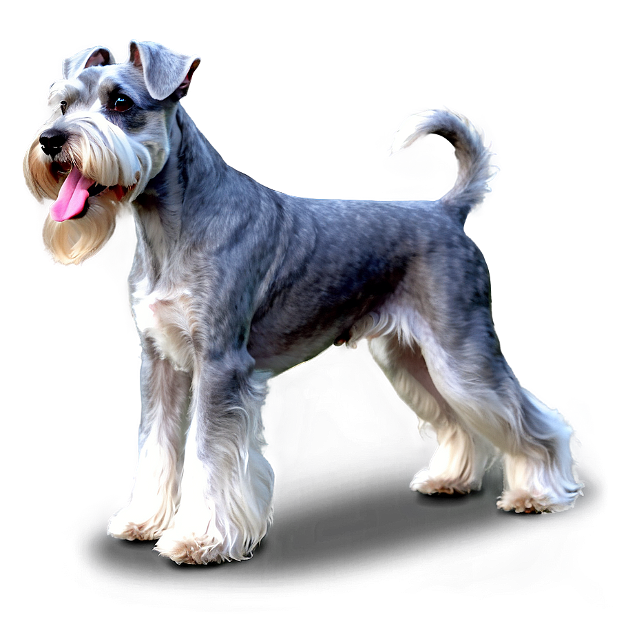 Elegant Schnauzer Show Stance Png 28 PNG image