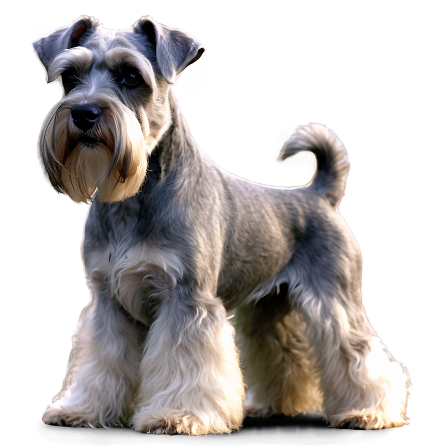 Elegant Schnauzer Show Stance Png Dsb93 PNG image