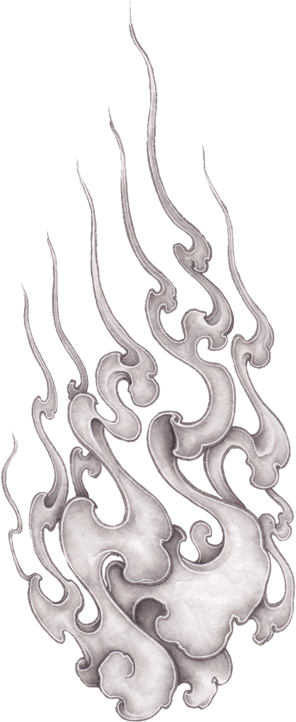 Elegant Smoke Clouds Illustration PNG image