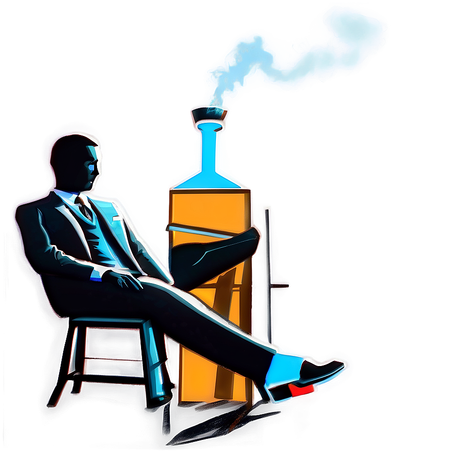 Elegant Smoking Lounge Png Yph6 PNG image