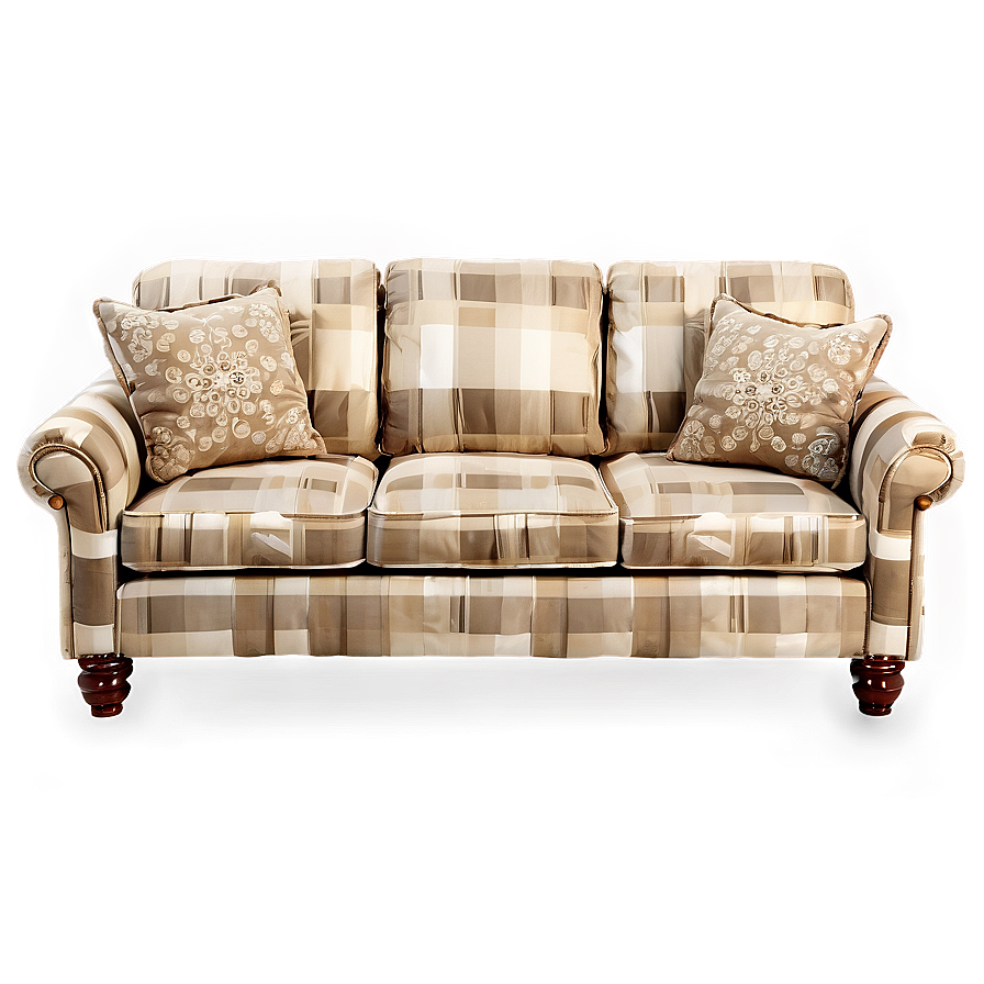 Elegant Sofa Set Png 05252024 PNG image