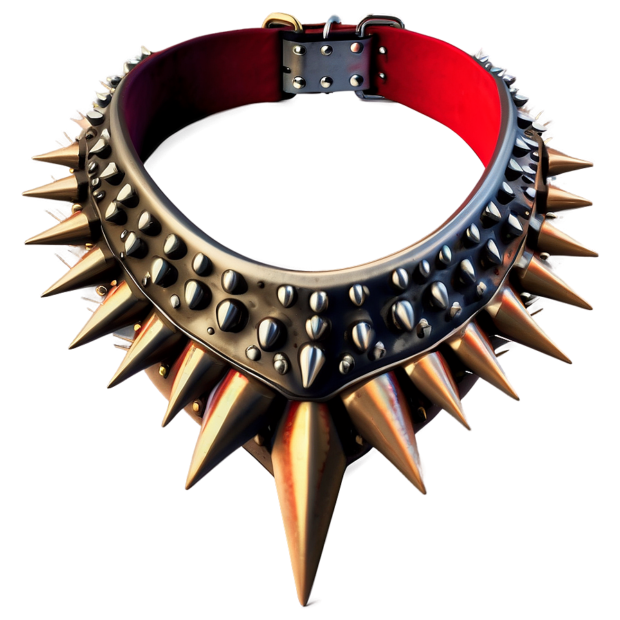 Elegant Spiked Collar Png Enc PNG image