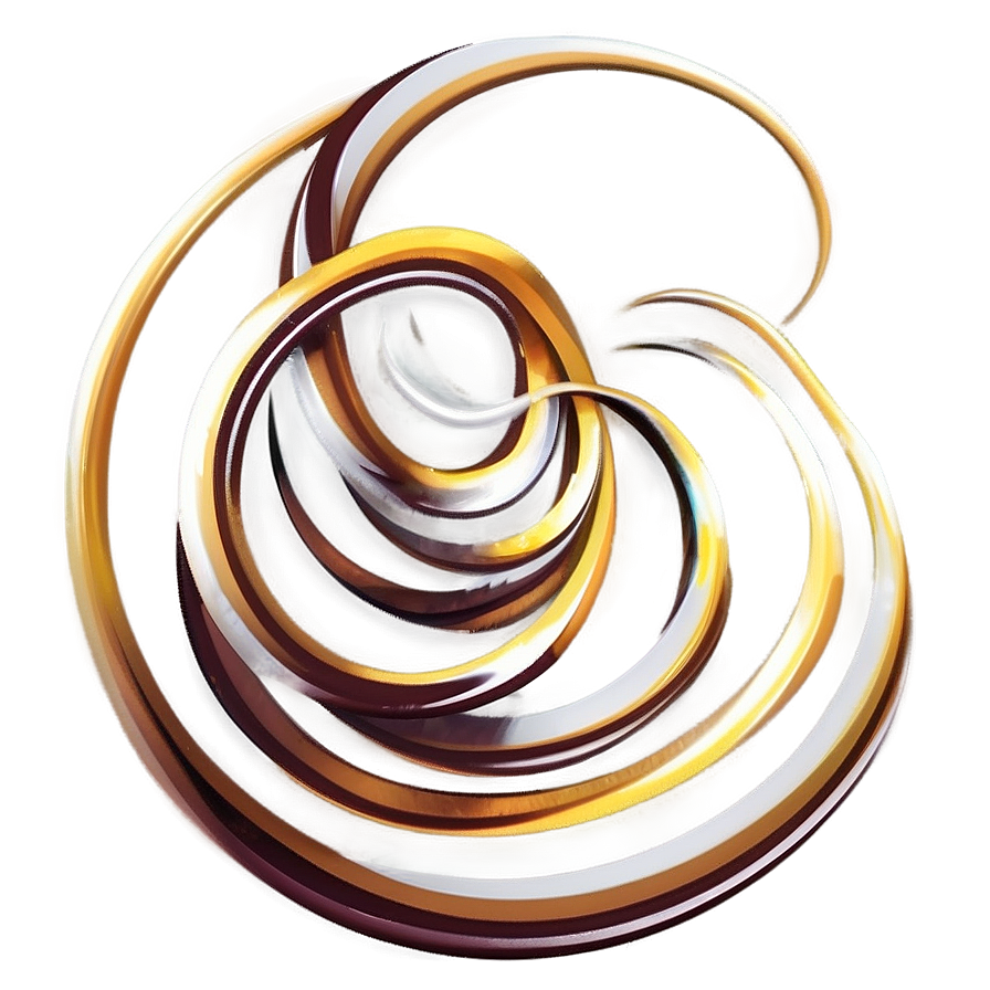 Elegant Swirl Illustration Png 05242024 PNG image