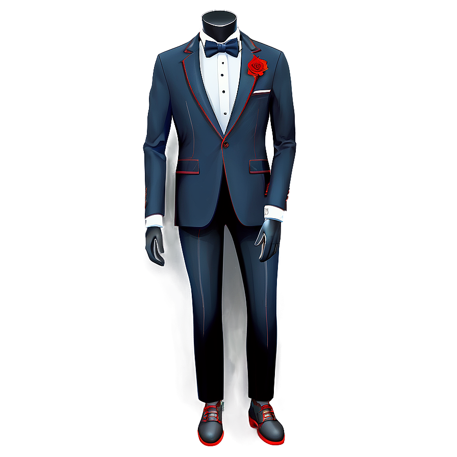 Elegant Tuxedo Design Png 85 PNG image