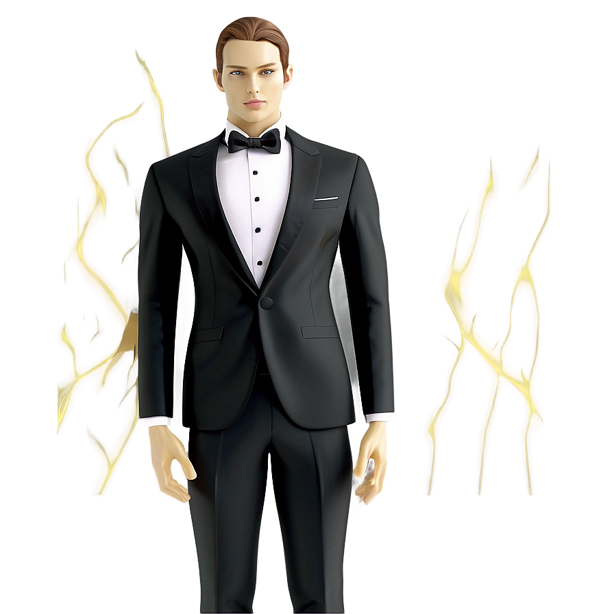 Elegant Tuxedo Design Png 97 PNG image