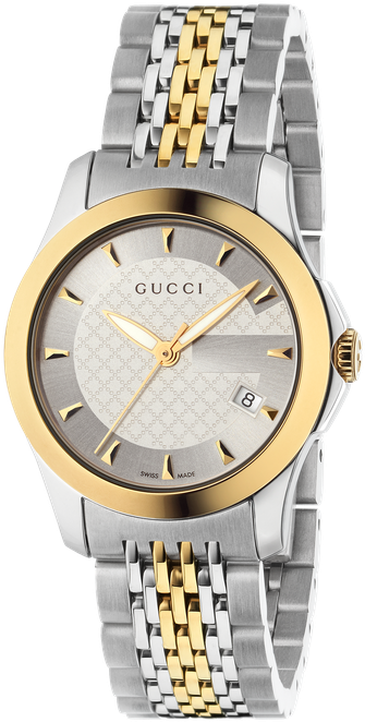 Elegant Two Tone Designer Watch PNG image