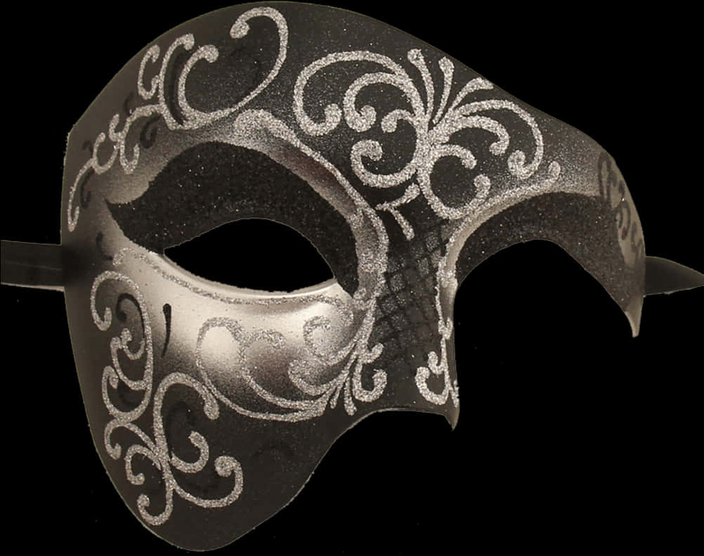 Elegant Venetian Masquerade Mask PNG image