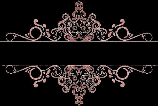 Elegant Vintage Frame Design PNG image