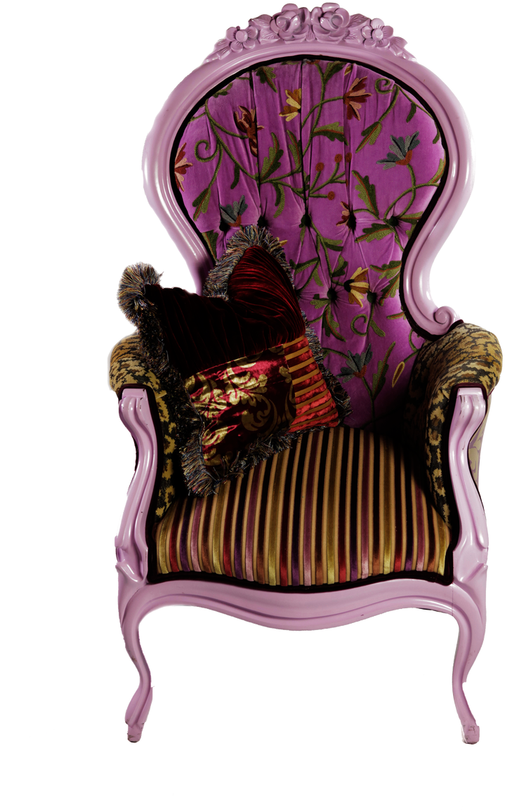 Elegant Vintage Throne Chair PNG image