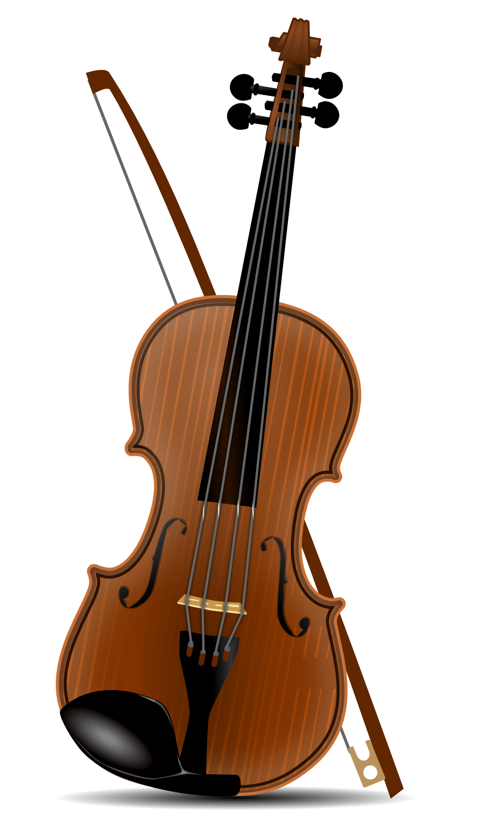 Elegant Violinon Black Background PNG image