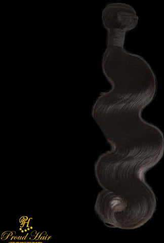 Elegant Waves Hair Extension PNG image