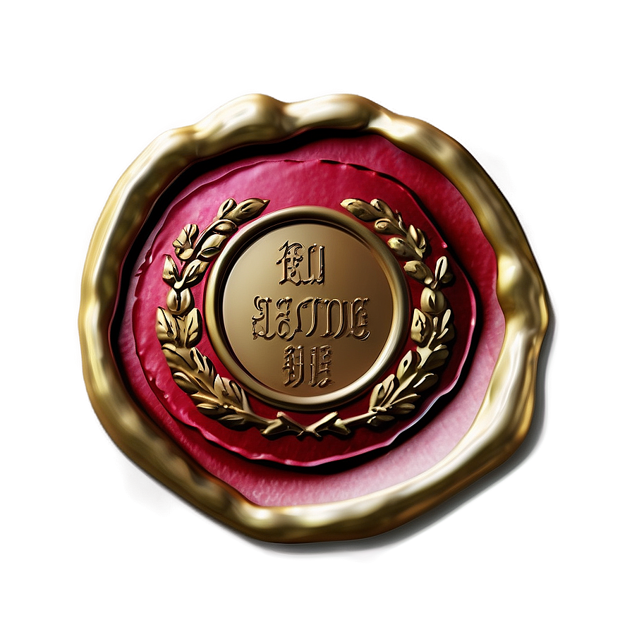 Elegant Wax Seal Png Vvp30 PNG image