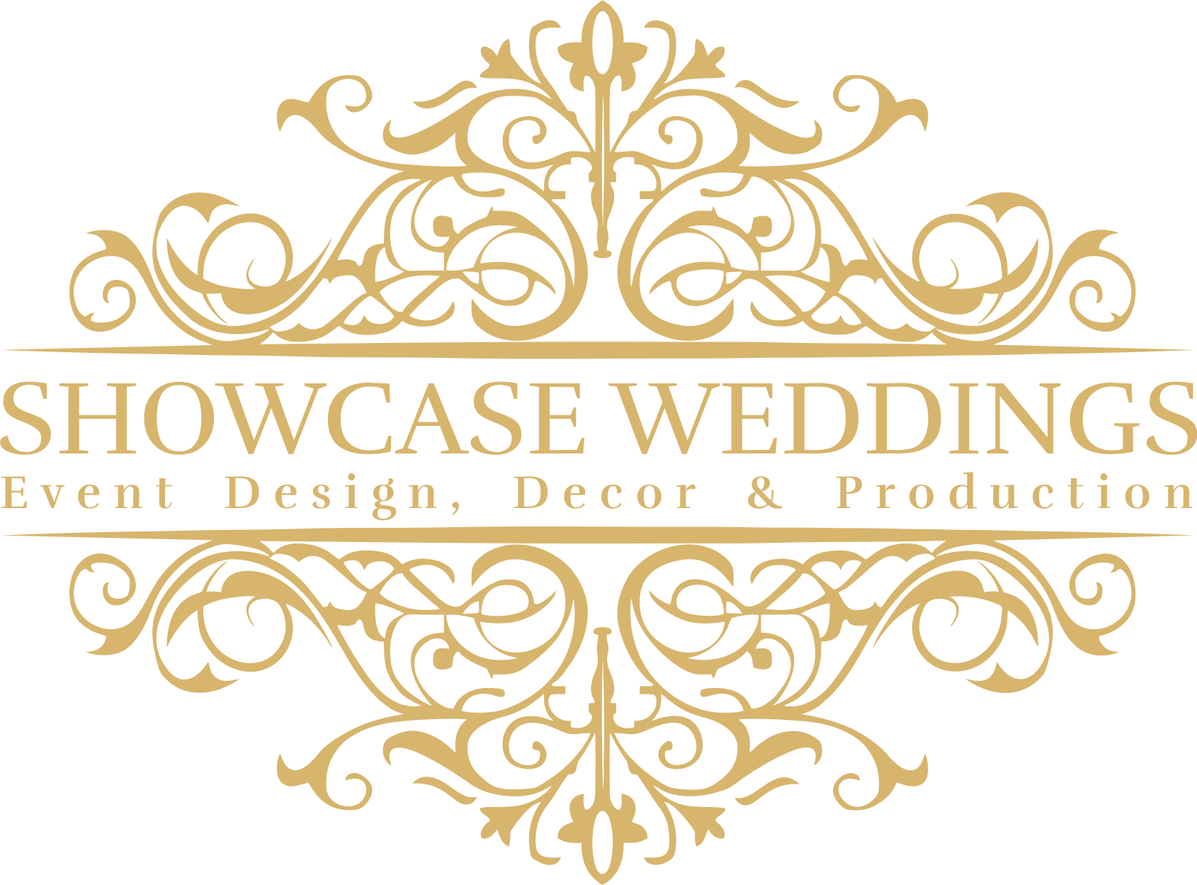 Elegant Wedding Event Design Logo PNG image