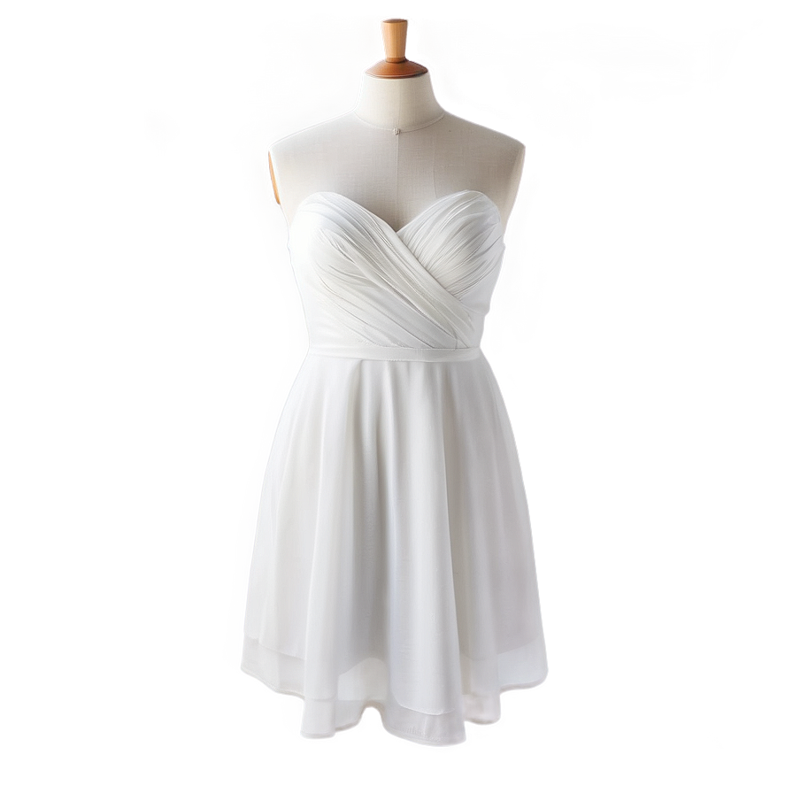 Elegant White Dress Png 06212024 PNG image