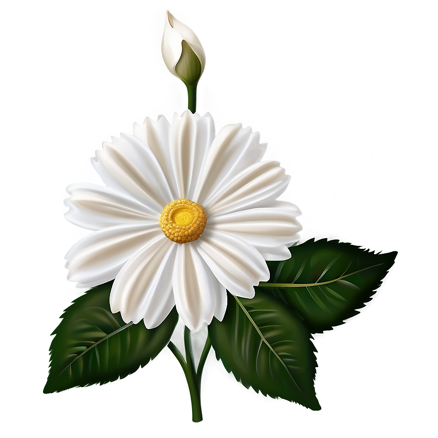 Elegant White Flower Png 54 PNG image