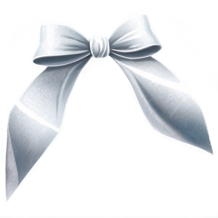 Elegant White Ribbon Png 65 PNG image