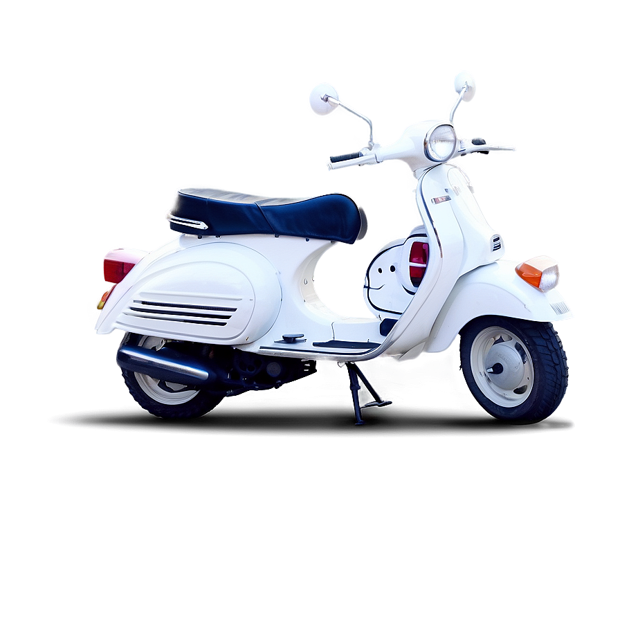 Elegant White Vespa Png 06252024 PNG image