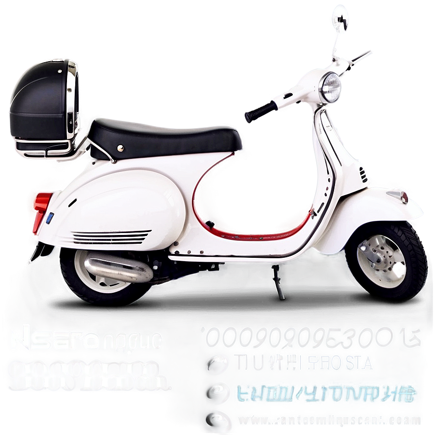 Elegant White Vespa Png Buj PNG image