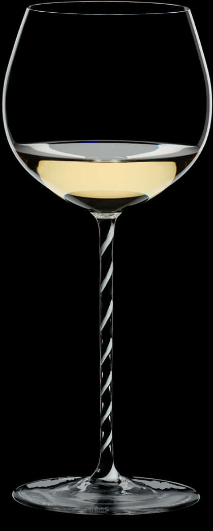 Elegant White Wine Glass PNG image