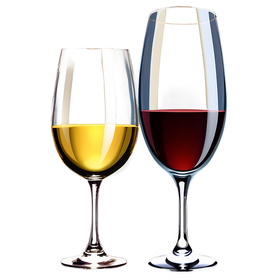 Elegant Wine Glass Clipart Png 06122024 PNG image