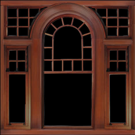 Elegant Wooden Door Design PNG image