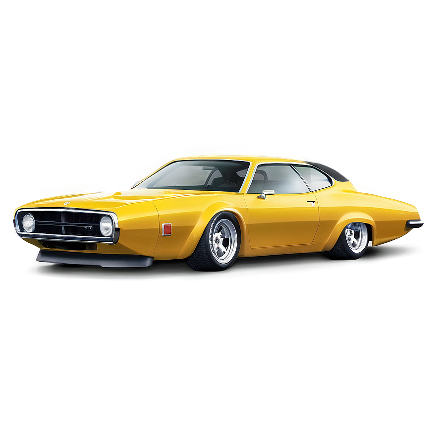 Elegant Yellow Car Png 06292024 PNG image