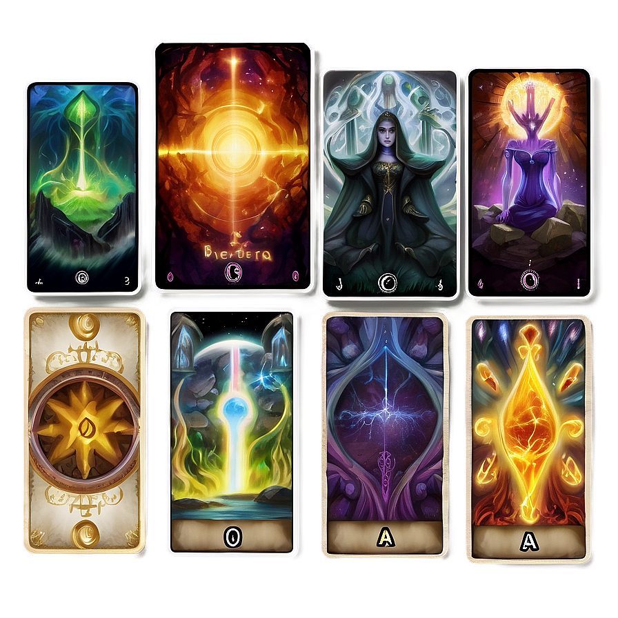 Elemental Tarot Cards Png Lsm33 PNG image