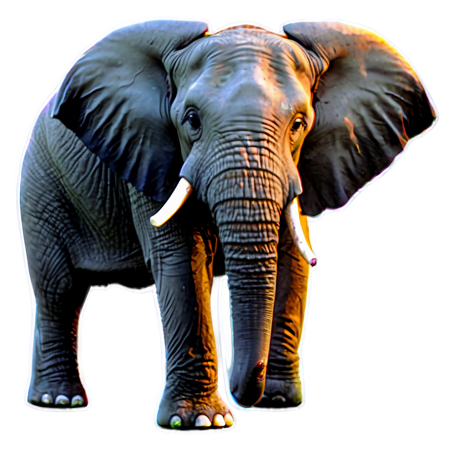 Elephant C PNG image