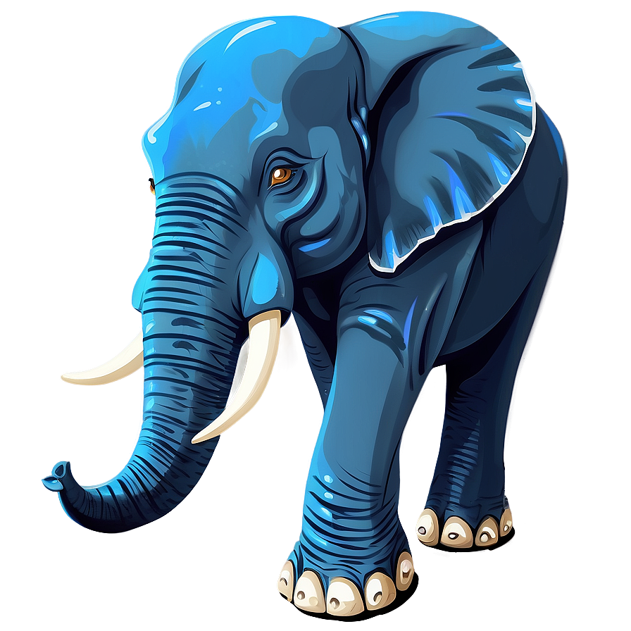 Elephant Cartoon Art Png Mit80 PNG image